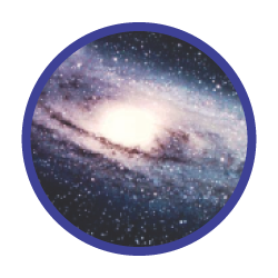 An icon that depicts a galaxy for our Space Travel class.